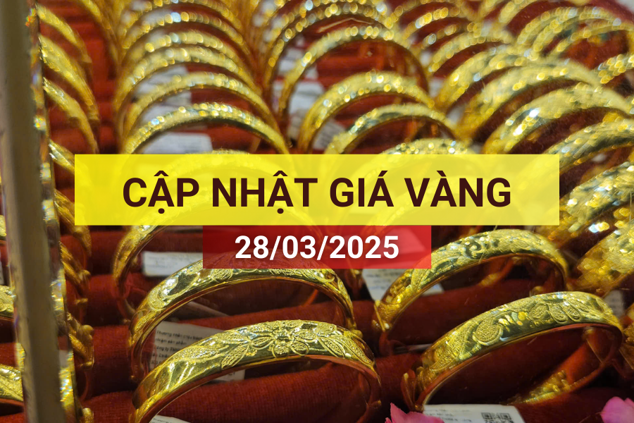 giá vàng 28/3/2025