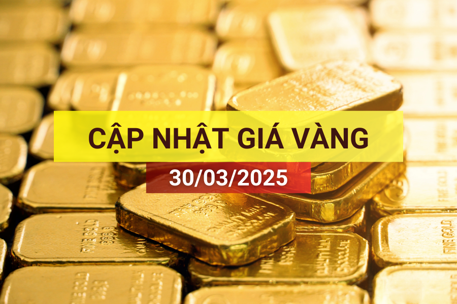 giá vàng 30/3/2025