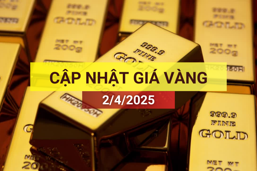 giá vàng 2/4/2025