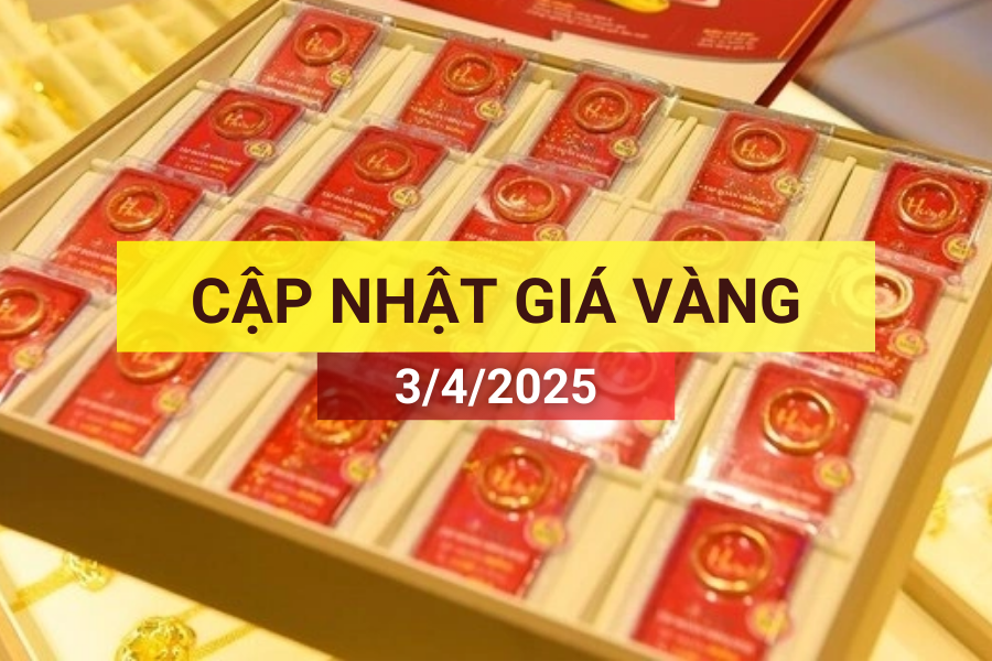 Giá vàng 3/4/2025