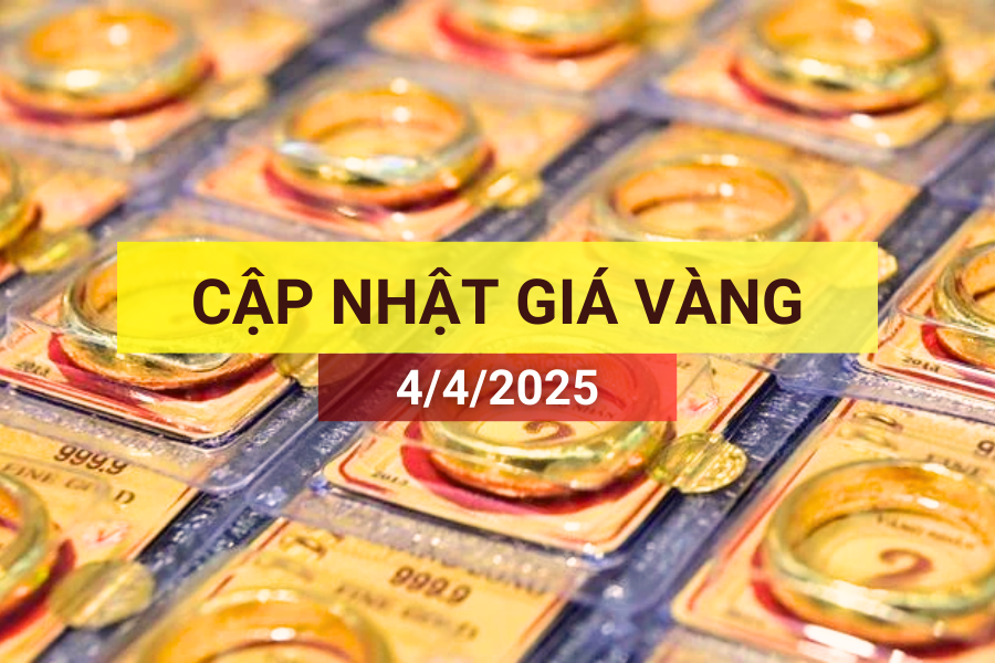 giá vàng 4/4/2025