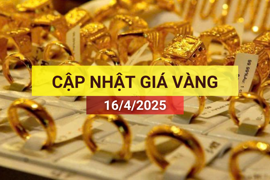 giá vàng 16/4/2025