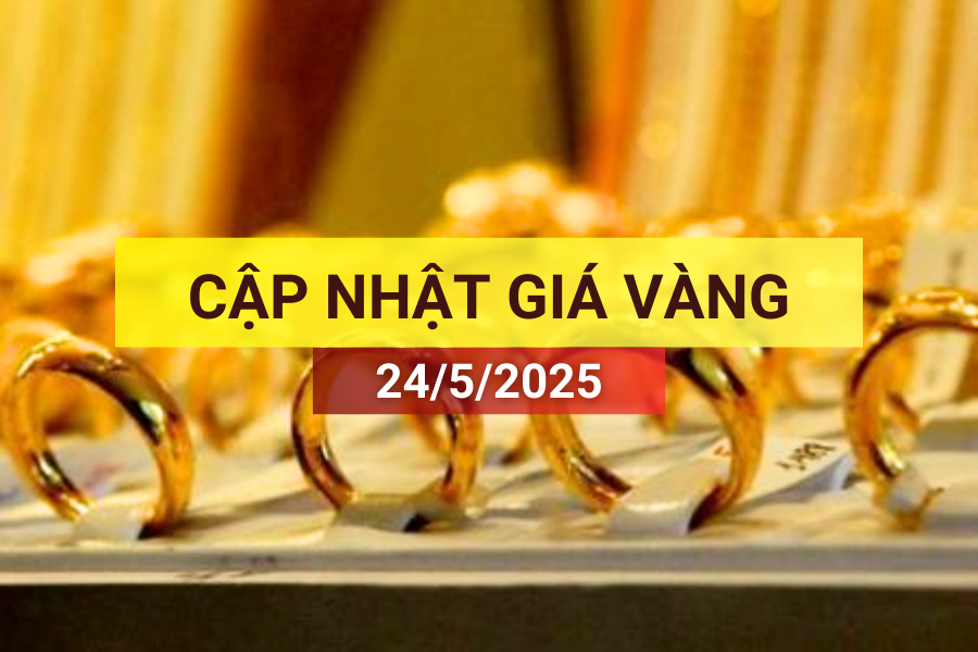 giá vàng sáng 24/5/2025