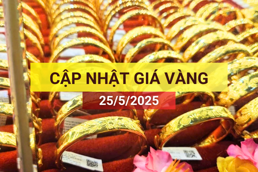 giá vàng sáng 24/5/2025