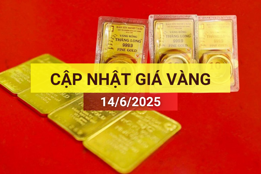 giá vàng sáng 14/6/2025