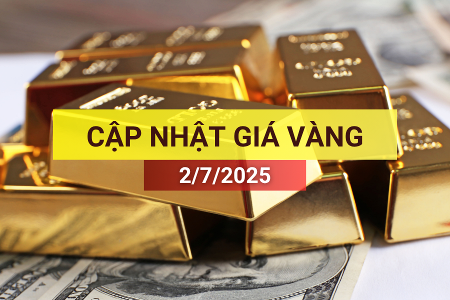 giá vàng sáng 2/7/2025