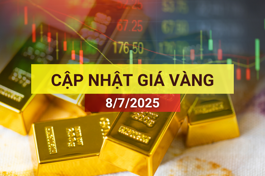 giá vàng sáng 8/7/2025