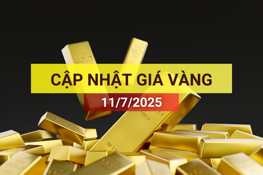 giá vàng sáng 11/7/2025