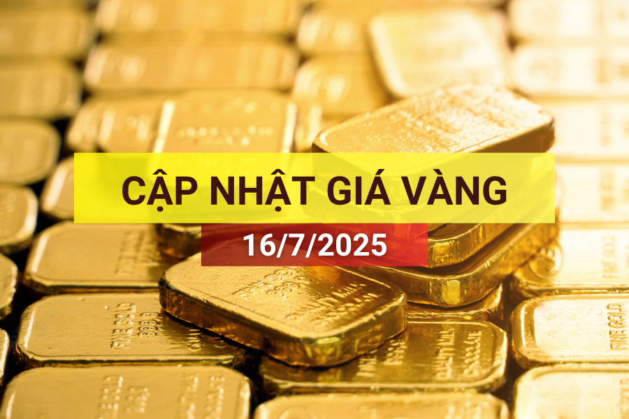 giá vàng sáng 16/7/2025