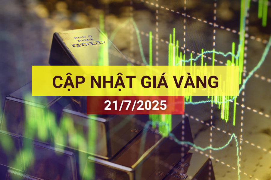 giá vàng sáng 21/7/2025