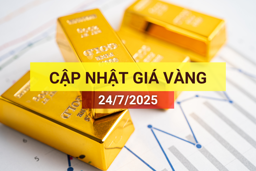 giá vàng sáng 24/7/2025