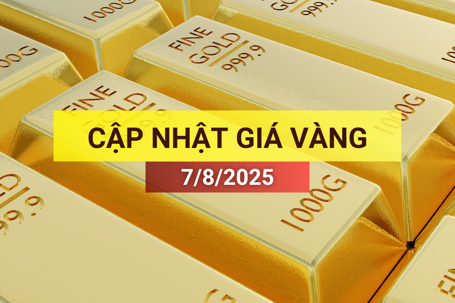 giá vàng sáng 7/8/2025