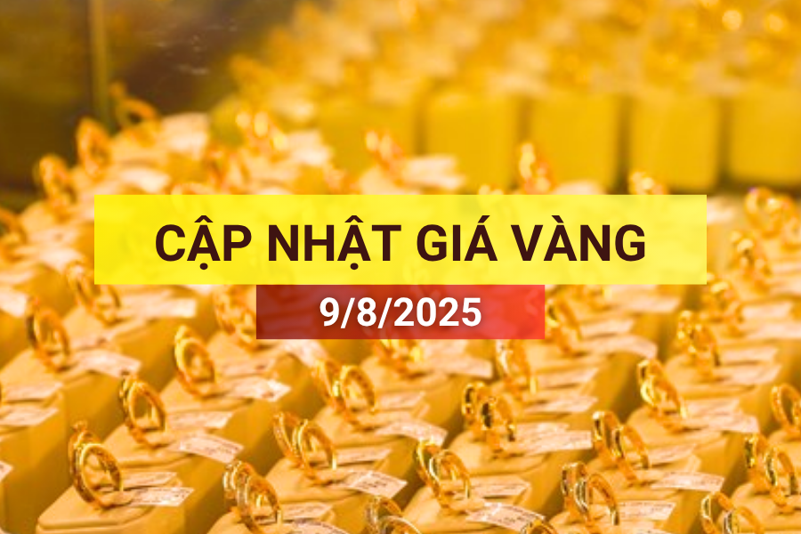 Bản tin giá vàng sáng 9/8/2025