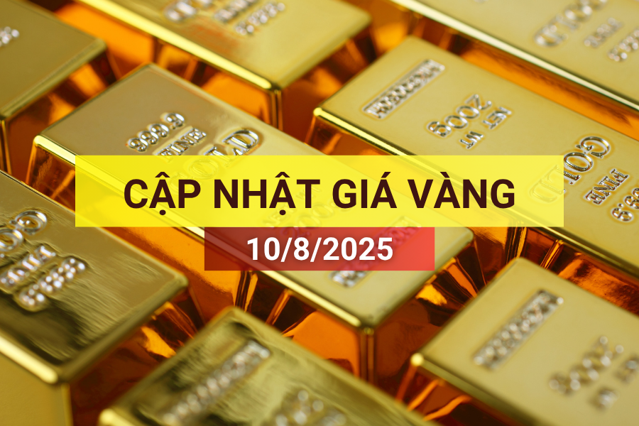 giá vàng sáng 10/8/2025