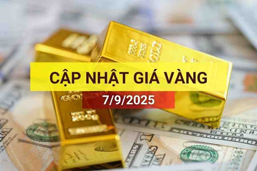 Giá vàng sáng 7/9/2025