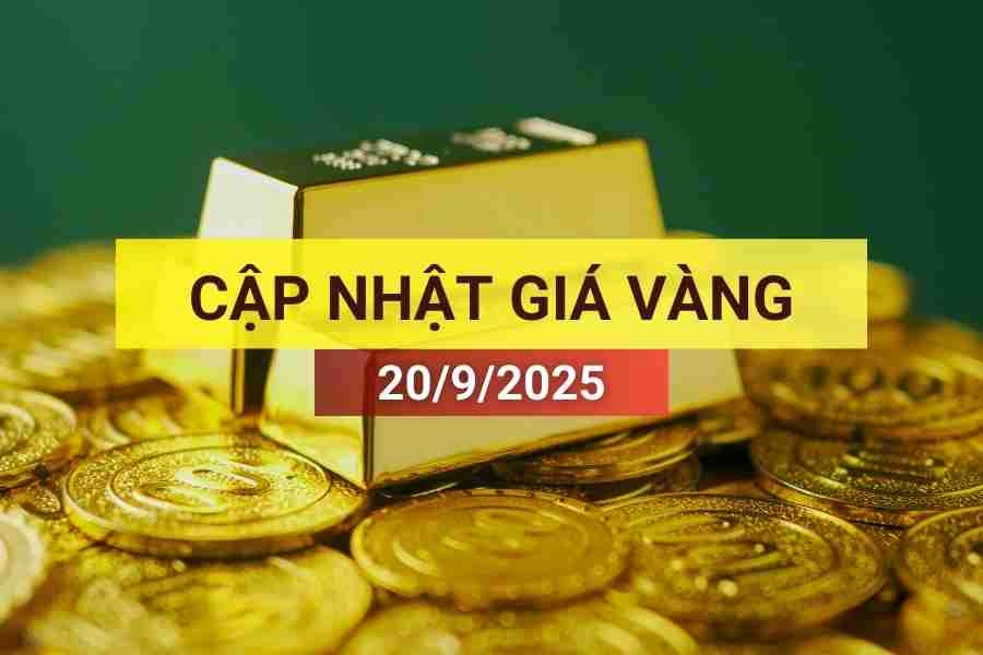giá vàng sáng 20/9/2025