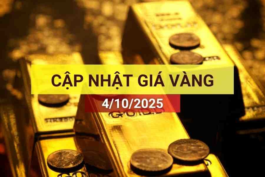 Bản tin giá vàng sáng 4/10/2025