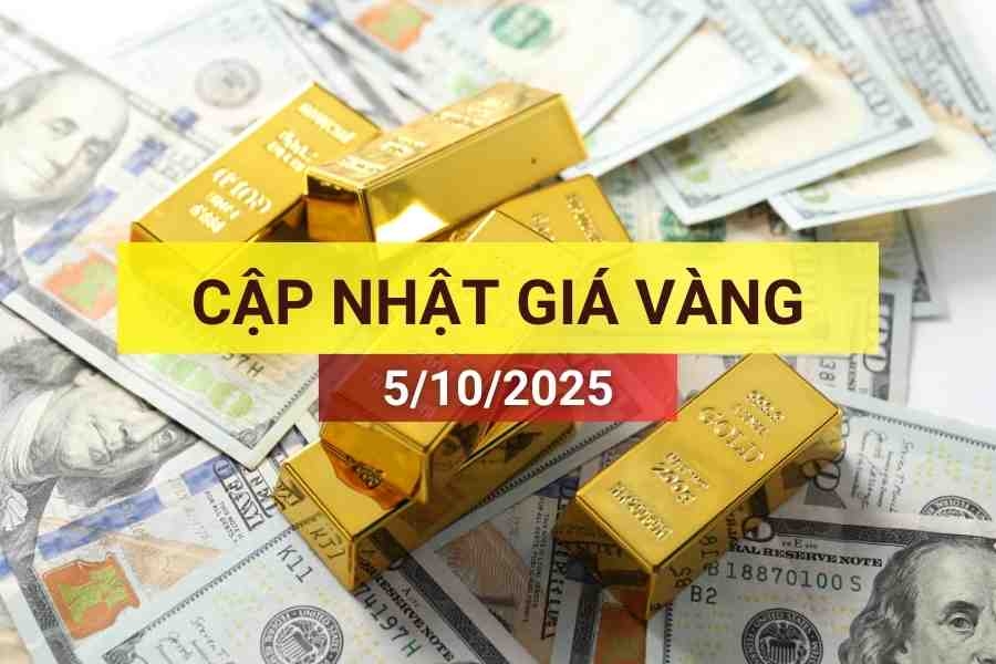 Bản tin giá vàng sáng 5/10/2025