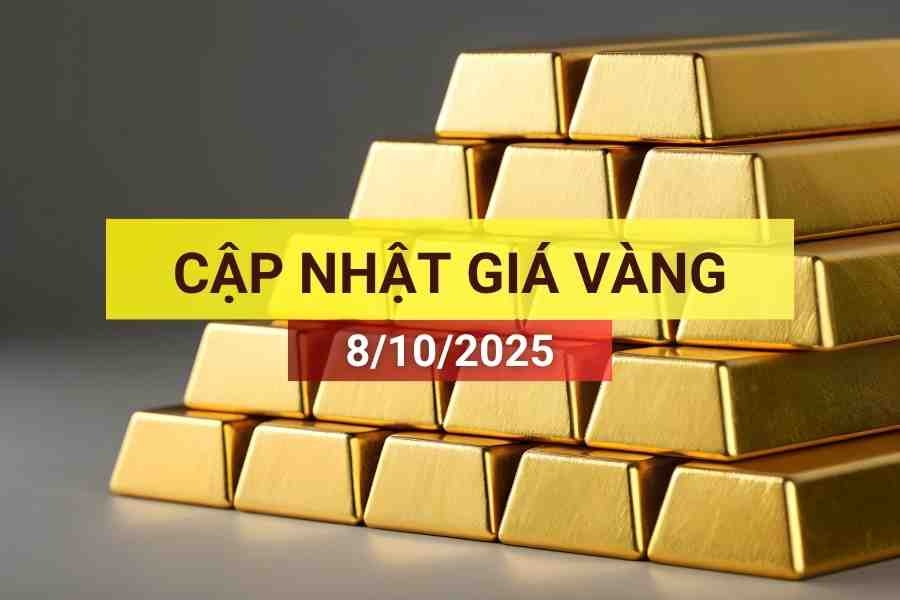 Bản tin giá vàng sáng 8/10/2025