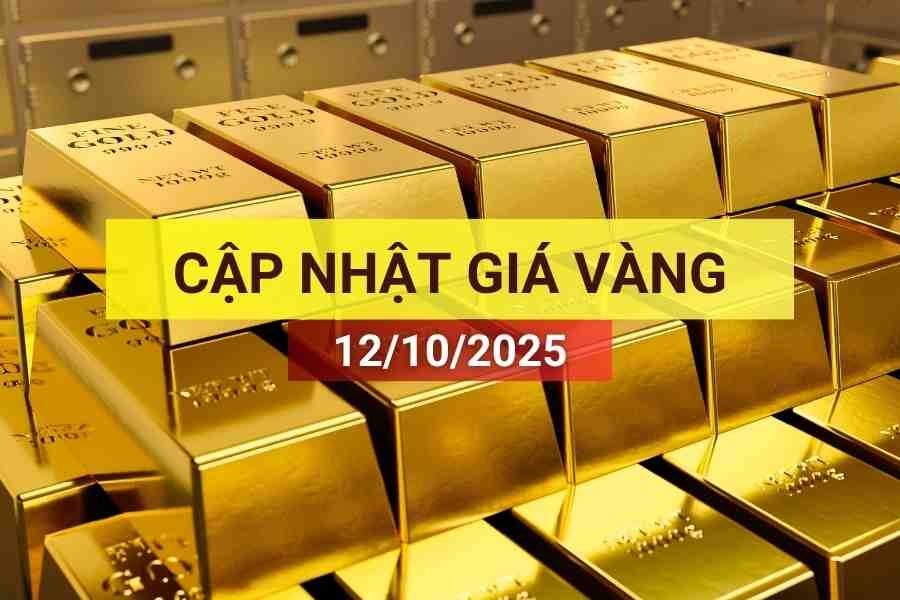 Bản tin giá vàng sáng 12/10/2025