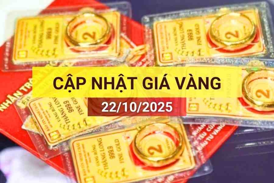 Bản tin giá vàng sáng 22/10/2025