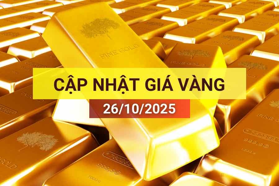 giá vàng 26/10/2025
