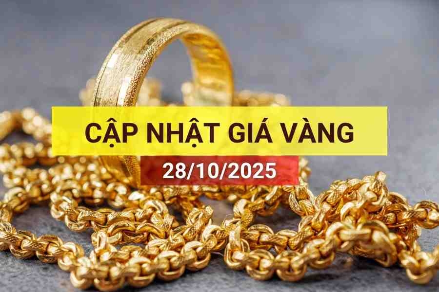 giá vàng 28/10/2025