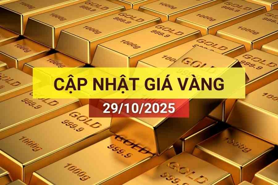 Bản tin giá vàng sáng 29/10/2025