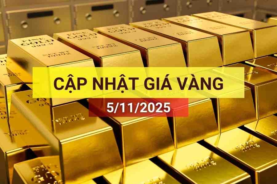 Bản tin giá vàng sáng 5/11/2025