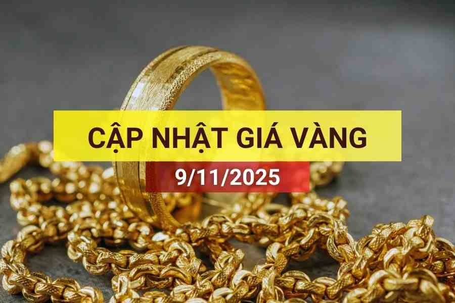 Bản tin giá vàng sáng 9/11/2025