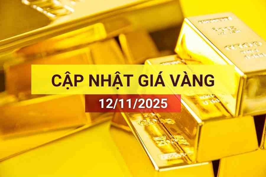 Bản tin giá vàng sáng 12/11/2025
