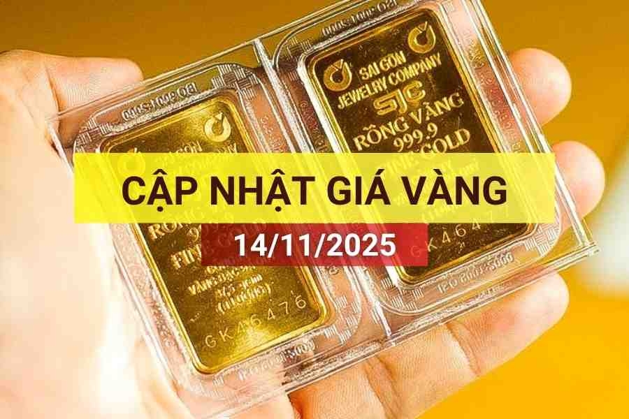 Bản tin giá vàng sáng 14/11/2025