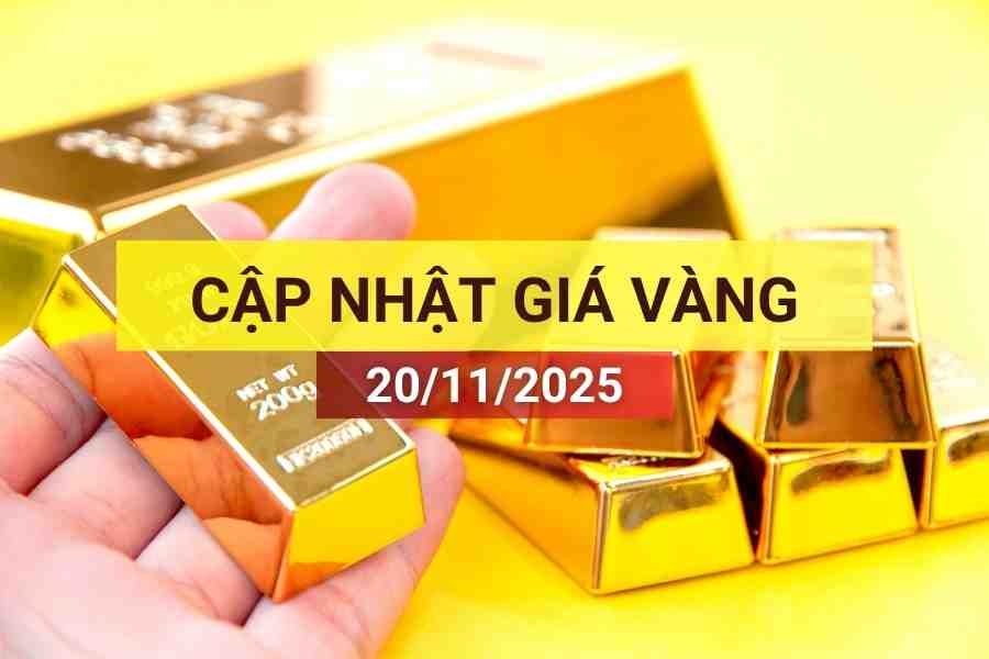 Bản tin giá vàng sáng 20/11/2025