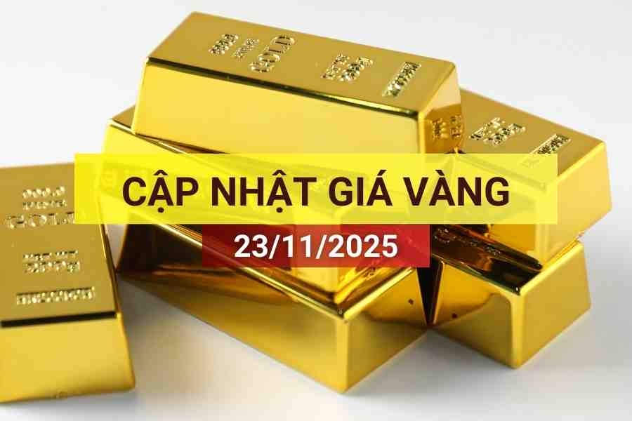 Bản tin giá vàng sáng 23/11/2025