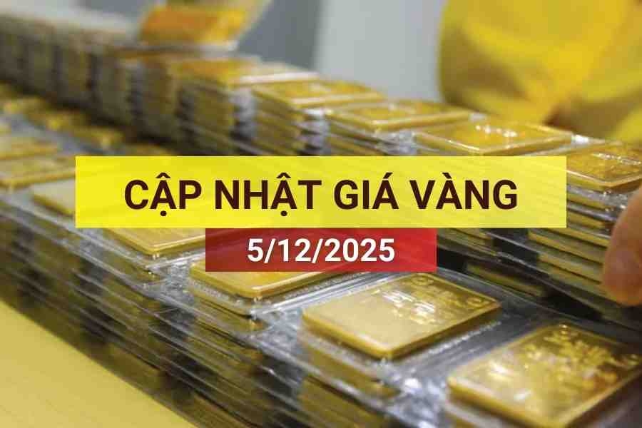 Bản tin giá vàng sáng 5/12/2025