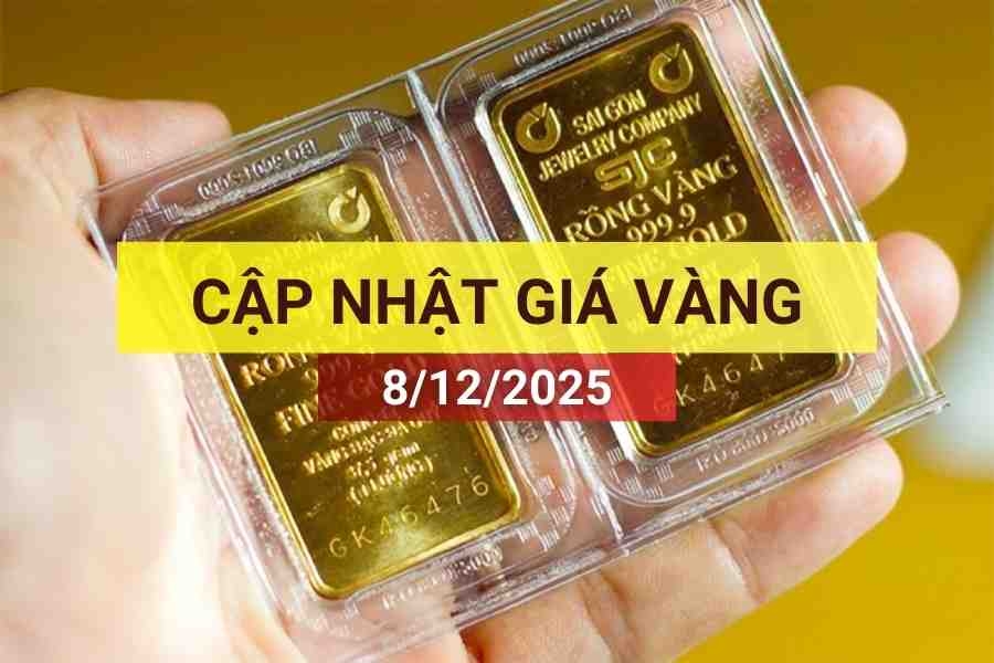 Giá vàng 8/12/2025