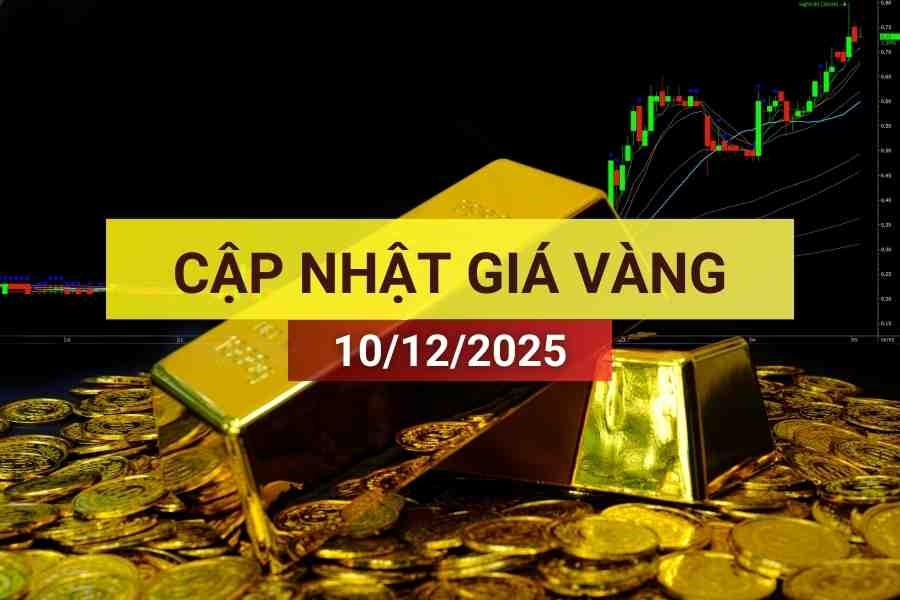 Bản tin giá vàng sáng 10/12/2025