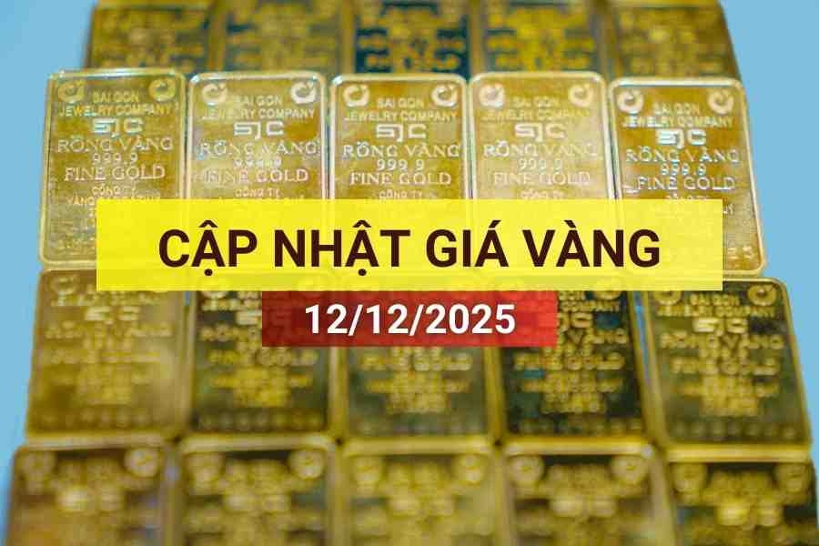 Bản tin giá vàng sáng 12/12/2025