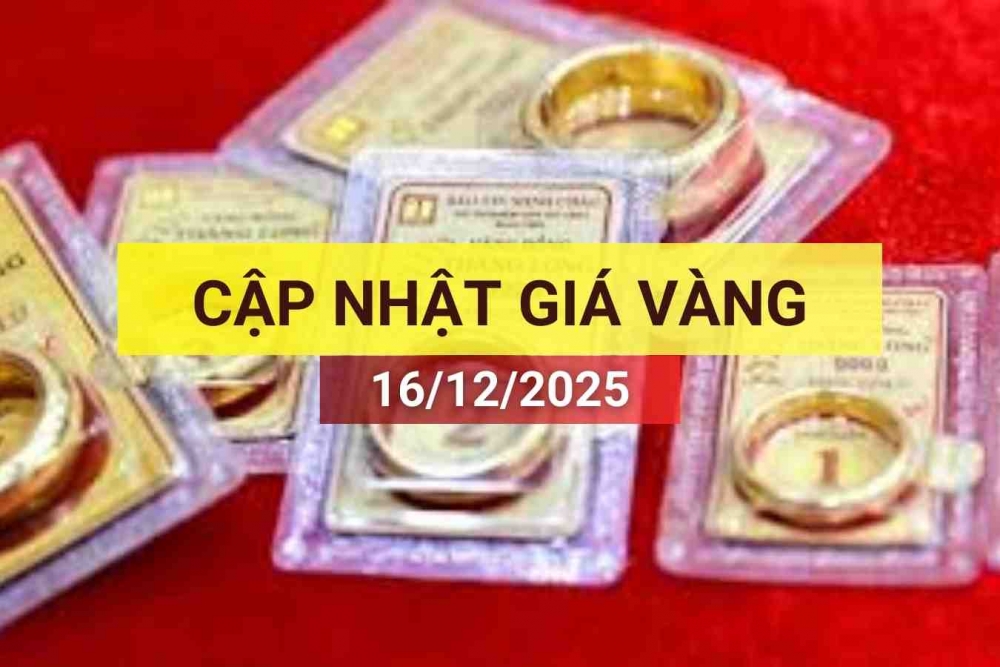 Bản tin giá vàng sáng 16/12/2025