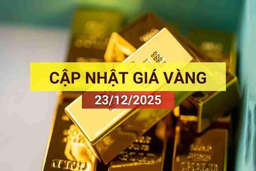 Bản tin giá vàng sáng 23/12/2025