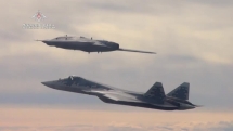 UAV tàng hình Nga lần đầu bay cùng Su-57