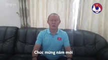 HLV Park chúc Tết người hâm mộ Việt Nam