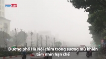 Hà Nội mùa sương mây, điều lái xe cần chú ý