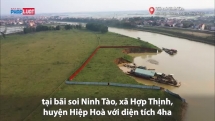 Khai thác khoáng sản ở Bãi soi Ninh Tào - Cty Đức Long