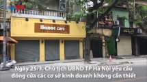 Hàng loạt quán cà phê cửa đóng then cài sau lệnh cấm của UBND TP Hà Nội