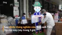 Sáng chế "chiến sĩ diệt khuẩn" phòng dịch Covid-19