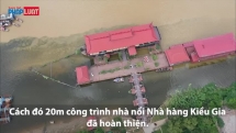 "Biệt phủ", nhà hàng trái phép trên sông Hồng