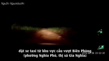 Giây phút cướp dàn cảnh kề dao vào cổ tài xế taxi ở Đắk Nông