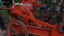Máy chẻ củi di động của thợ cơ khí An Giang