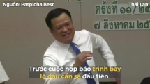 Quan chức y tế Thái Lan nhảy theo nhạc trước họp báo ra mắt dầu cần sa